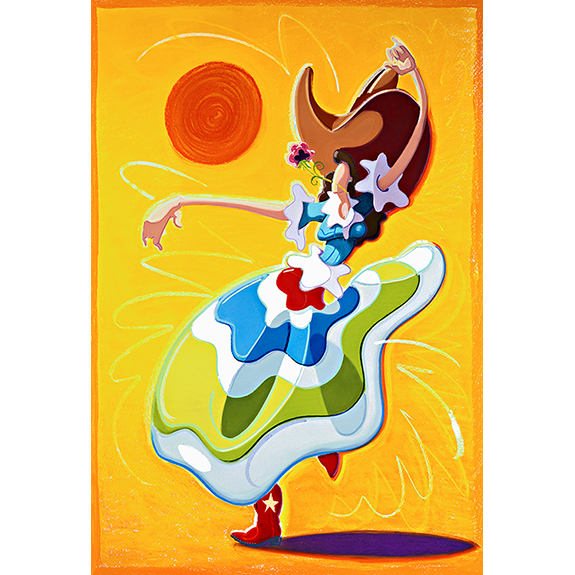 And She Danced Original Painting